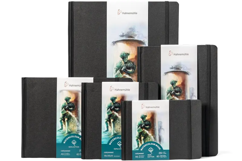 100% Cotton Watercolor Books 1