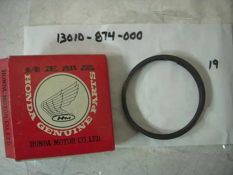13010-874-000 Nos Honda Piston Ring Set For Generator Es3500 G80 (Red125) 1