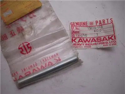 13116-013 1970-75 F5 F9 F11 Short Clutch Push Rod Kawasaki Nos (Red150) 1