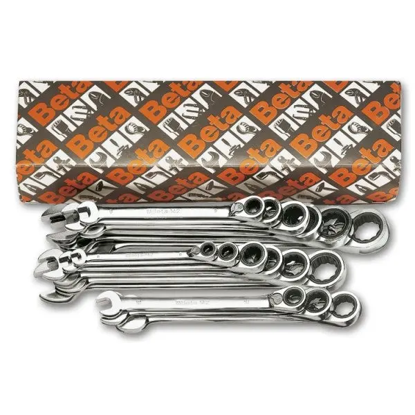 142/S19 Reversible Ratcheting Combination Metric Wrenches 1