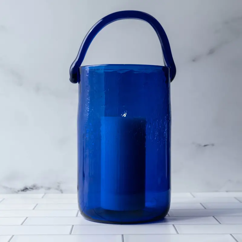 1823 Table Lantern - Cobalt 1