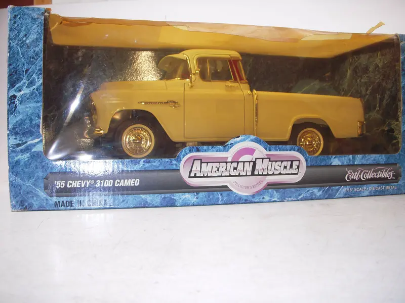 1955 Chevy 3100 Cameo New Ertl American Muscle Diecast 1:18 Scale (Ts-Wire-B2) 1
