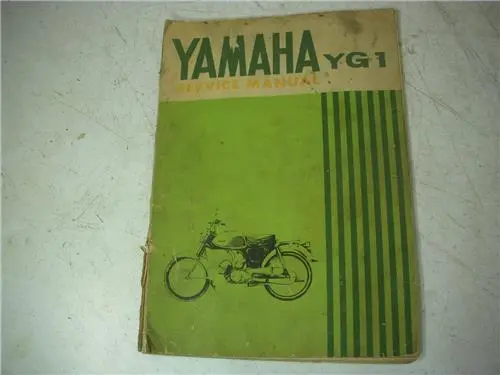 1964-65 Yamaha Yg1 Factory Service Manual Book (Man-G) 1
