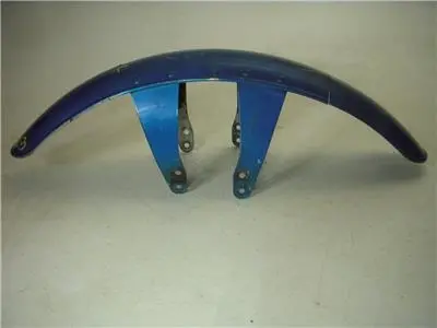 1967-72 Amf Hd Sprint 250 350 Front Fender Blue Used Gf-28 (S2) 1
