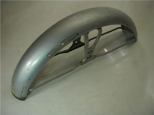 1967 X6 Hustler 250 Suzuki Front Fender Silver Used Gf-48 (S2) 1