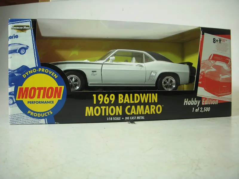 1969 Chevy Camaro Baldwin Motion New American Muscle Diecast 1:18 Scale (N-Top) 1