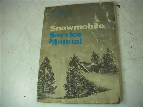 1969 Intertec Publishing Snowmobile Service Manual 3Rd Edition Sms-3 Book (Man-G) 1
