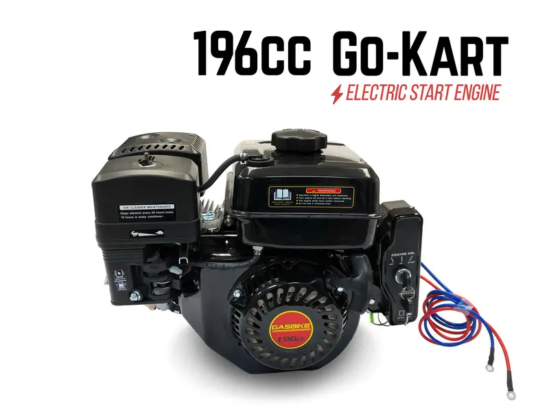 196Cc Go-Kart Engine Only - Electric Start 1