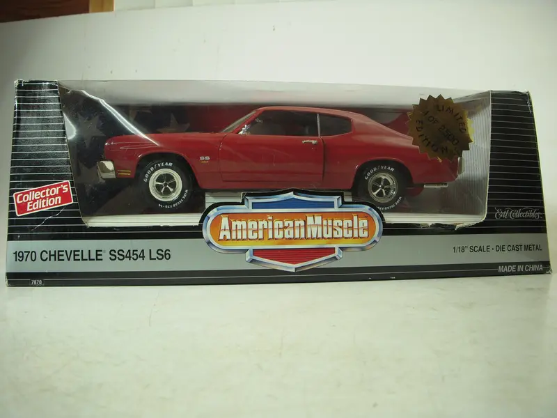 1970 Chevy Chevelle Ss454 Ls6 New Red Limited Edition Ertl American Muscle Diecast 1:18 Scale (N-Top) 1