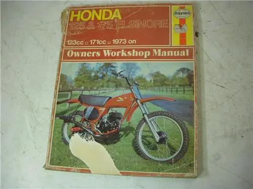 1973-76 Cr125 Mt125 Mr175 Elsinore Honda Haynes Owner Workshop Manual 312 Book (Man-G) 1