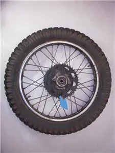 1978 Suzuki Ts250 Ts 250 Rear Rim Wheel W/ Sprocket Used 101122-25 (D3) 1