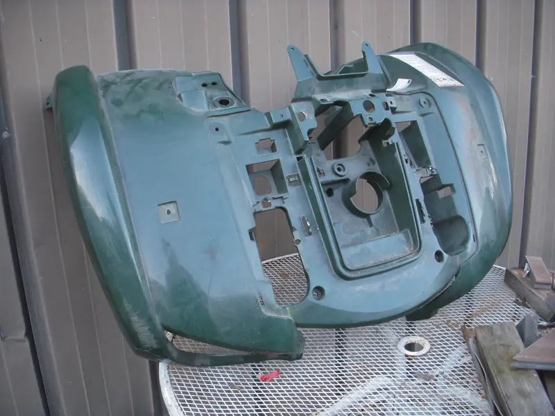 2002-08 Yfm660 Grizzly Yamaha Atv Front Fender Green Used Atv-302 (C) No Ship 1