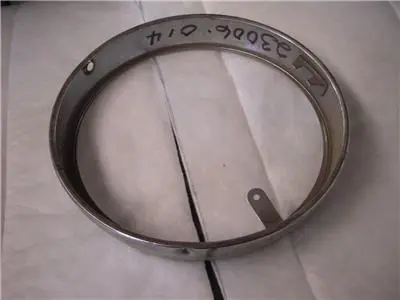 23006-014 1968-76 F3 F4 F5 F7 F8 Nos Kawasaki Headlight Retaining Ring Rim (Red718) 1