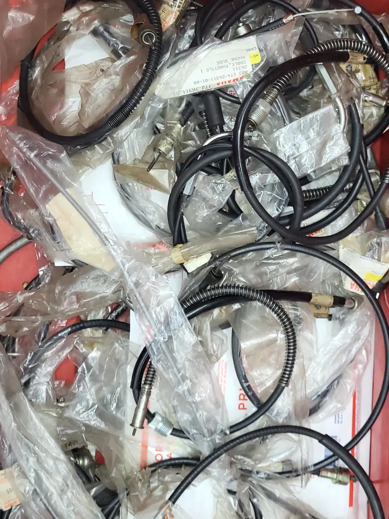 256-83550 Speedometer Cable Nos Yamaha 1969-73 R3 Xs1 Xs2 Cs3 (Red106) 1