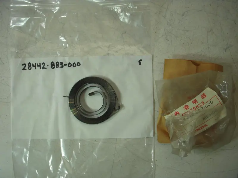 28442-883-000 Nos Honda Generator New Return Spring (Red125) 1