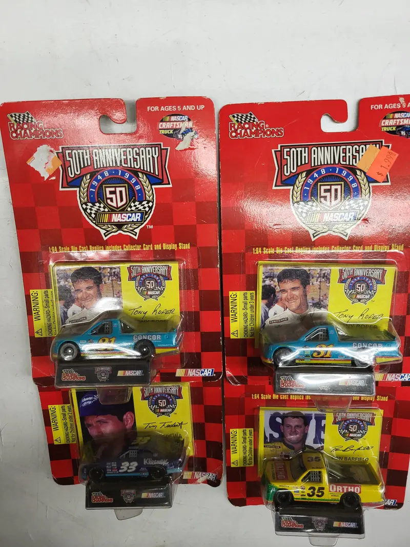 4- 1998 50Th Anniversary Roper Fedent Bayfield 1:64 Cars Racing Champions New Toy Collectible (I-Top 112624-11) 1