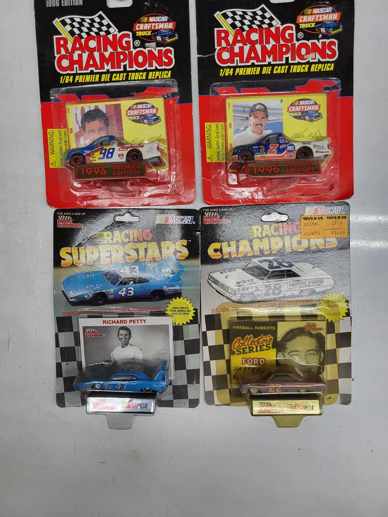 4- Petty Fireball Roberts Miller Bliss 1996 Premier Racing Champions New Toy Collectible (I-Top 112624-16) 1