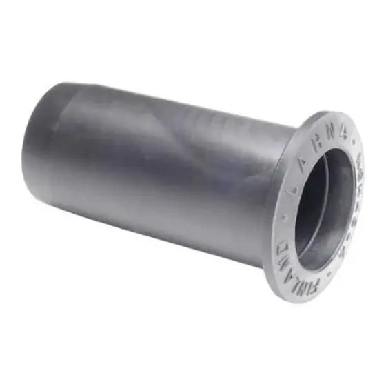 44Mm Pvc Oar Sleeve Collar. Pair Grey 1