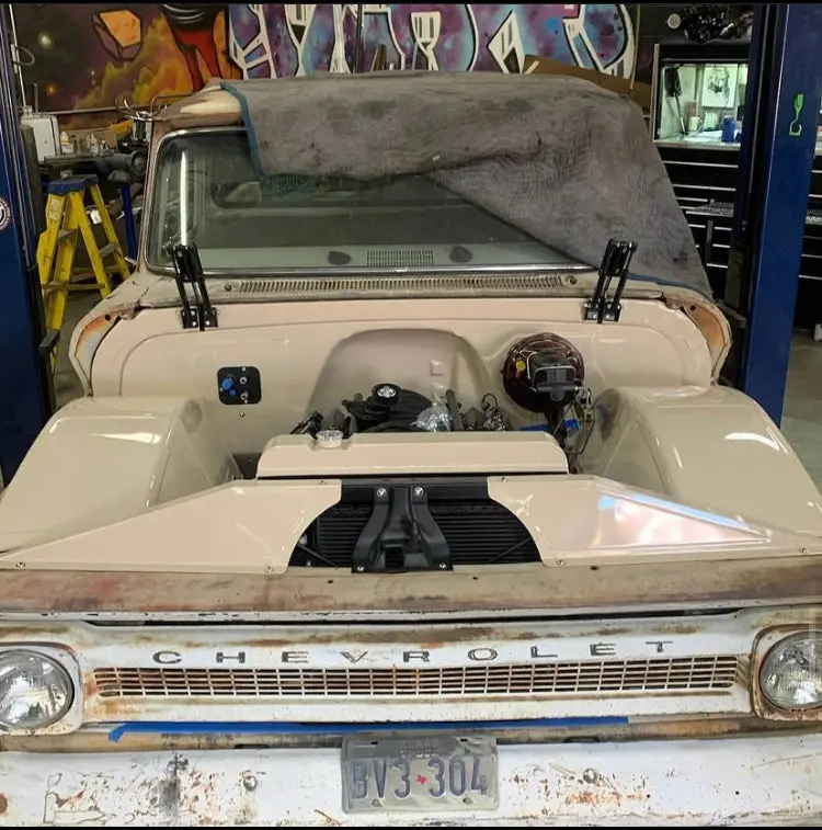 60-66 C-10 Inner Fenders For 20" Wheel 1