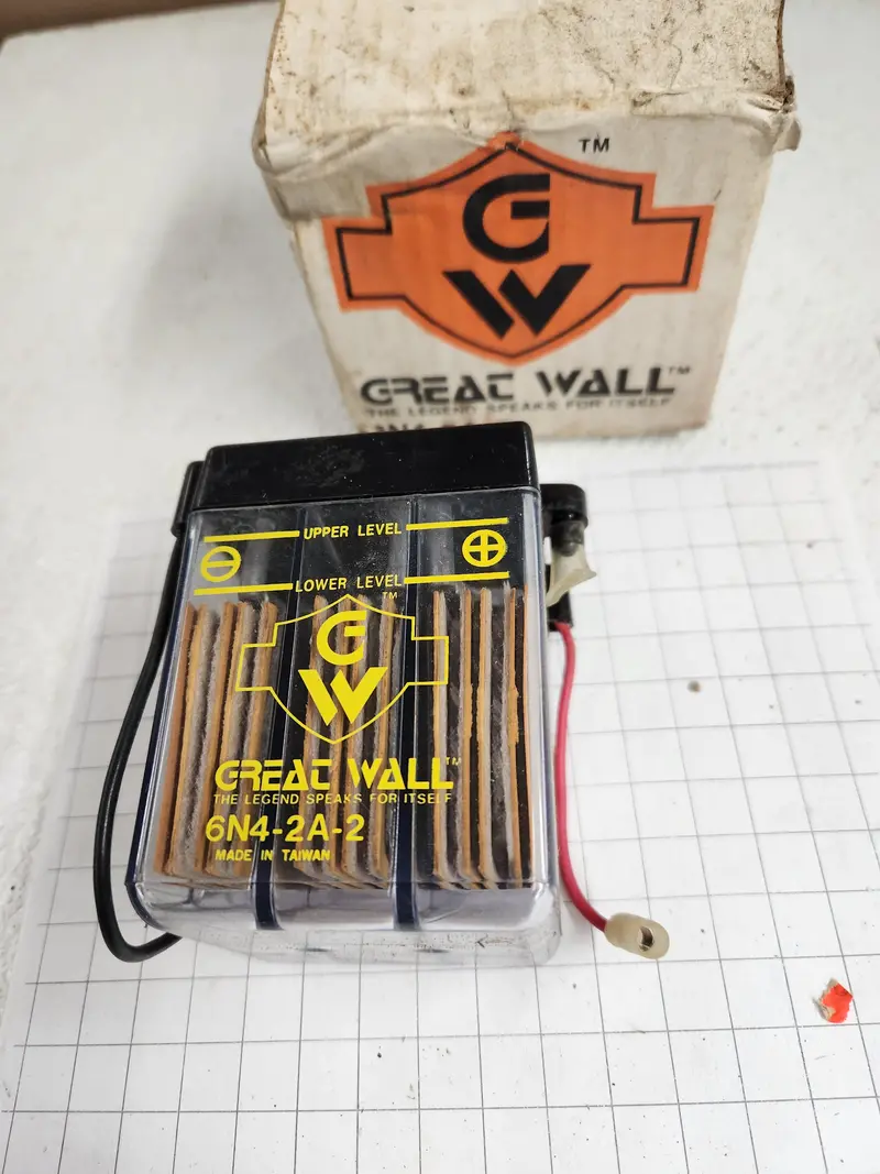 6N4-2A-2 Battery Ts250 Honda Yamaha Suzuki Kawasaki New I-3 1