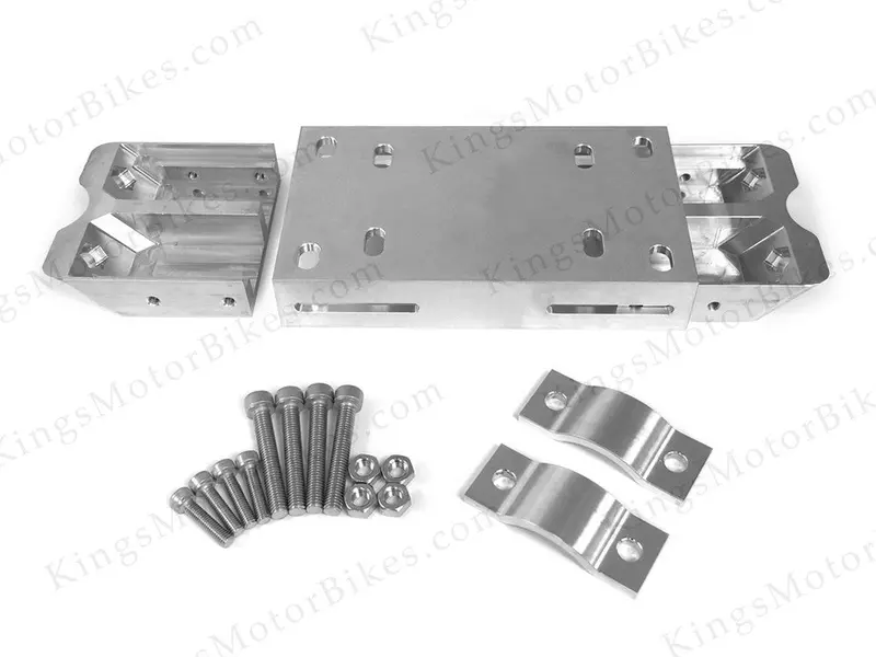 79Cc / 212Cc Ohv Predator Engine Horizontal Shaft 100% Cnc Bicycle Mounting Kit 1