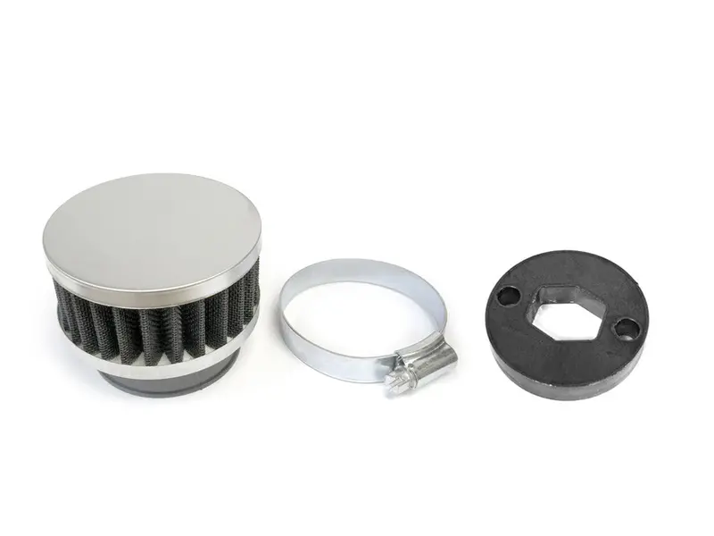 79Cc Round High Performance Air Filter - Silver 1
