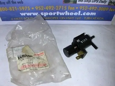 7Lr-86120 Nos Yamaha Engine Solenoid Valve Outdoor Power Equipment Ef5200 Yg6600 Gen (Red144) 1