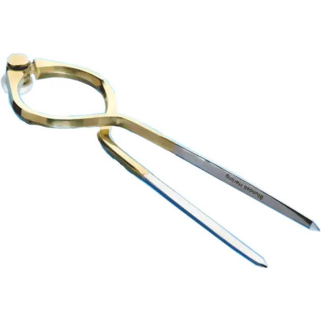 8 "Single Handed Navigation Dividers Solid Brass With Stainless Tips 1