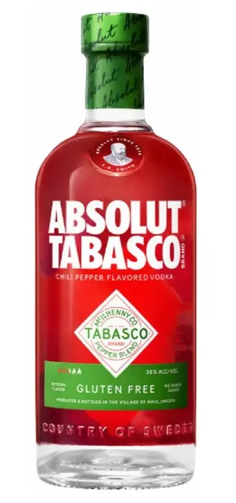 Absolut Tobasco Chili Pepper Flavored Vodka (750Ml) 1