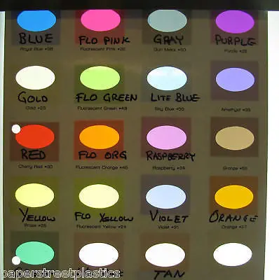 Adhesive-Backed Transparent Vinyl Sheets – Choose Color & Cut Size