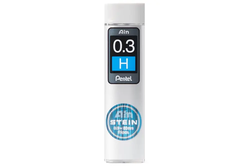 Ain Stein Mechanical Pencil Leads, 0.3 Mm, H 1