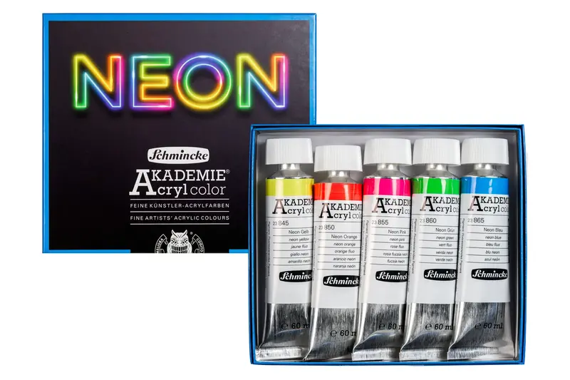 Akademie Acrylics, Neon Colors Limited-Edition Set (2025) 1