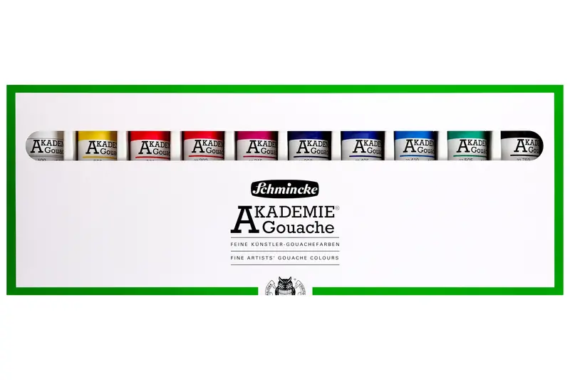 Akademie Gouache, Jumbo Studio Set Of 10 1