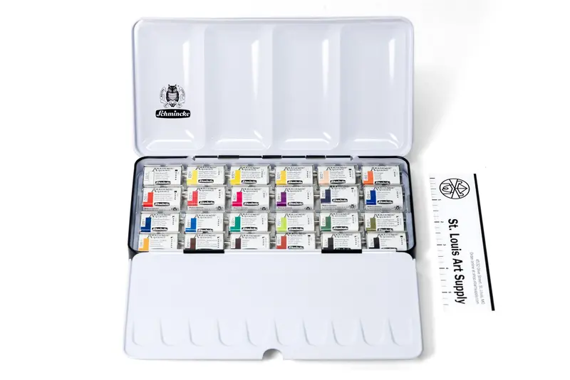 Akademie Watercolors, Set Of 24 Full Pans 1