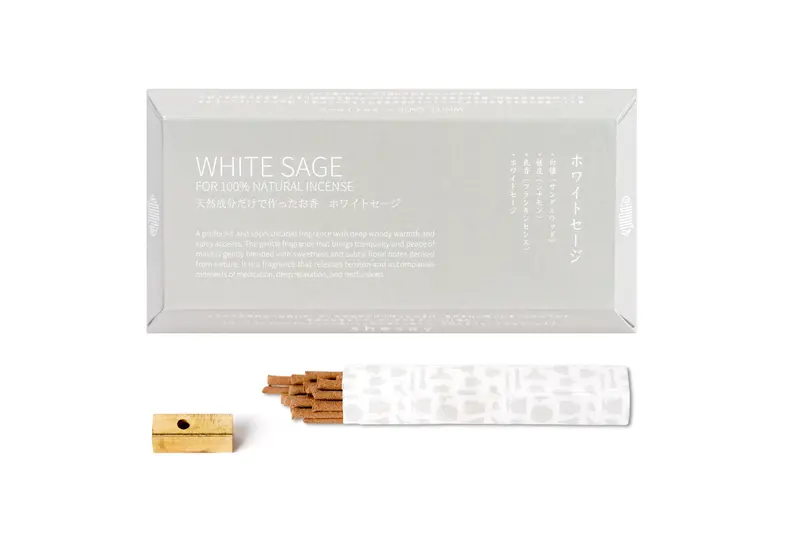 All-Natural Japanese Incense, White Sage 1