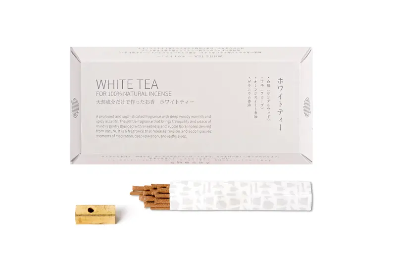 All-Natural Japanese Incense, White Tea 1