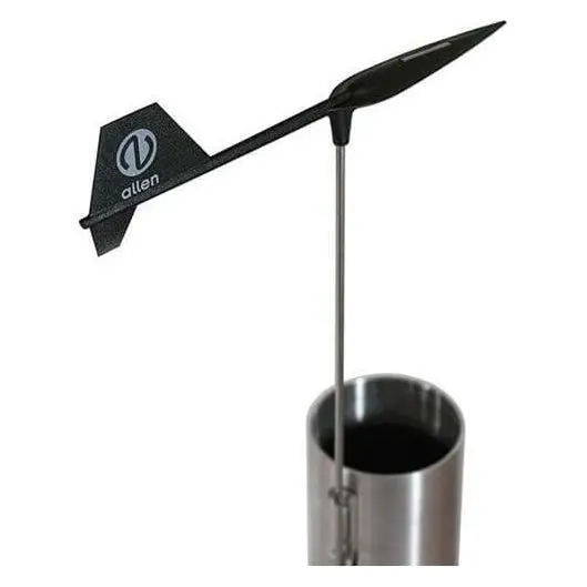 Allen Aerovane Wind Indicator For Dinghies Masthead 190Mm 7.5" Fits Burgee Clip 1