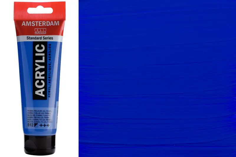 Amsterdam Standard Acrylic Colors, 120 Ml, Cobalt Blue Ultramarine 1