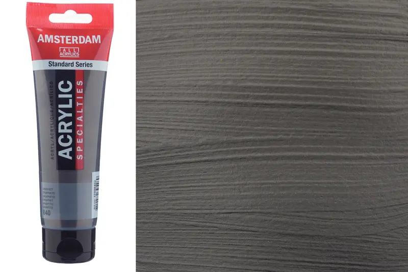 Amsterdam Standard Acrylic Colors, 120 Ml, Graphite 1