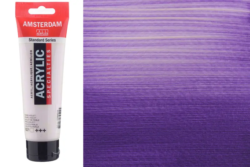 Amsterdam Standard Acrylic Colors, 120 Ml, Pearl Violet 1