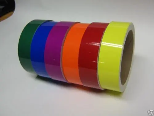 Any 1" Colored Plastic Vinyl Tape,  Your Color Choice 1