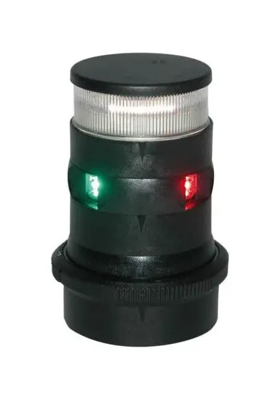 Aqua Signal S34 Led Tri White Black  Nav Light 12,24V 1