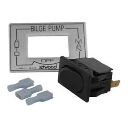 Attwood Bilge Pump 3 Way Switch Panel 10Amp 1