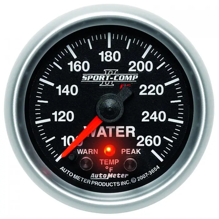 Autometer 2 1/16” Sport Comp Ii Stepper Motor Gauge Collection 1