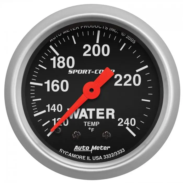 Autometer 2 1/16” Sport Comp Series Mechanical Gauge Collection 1