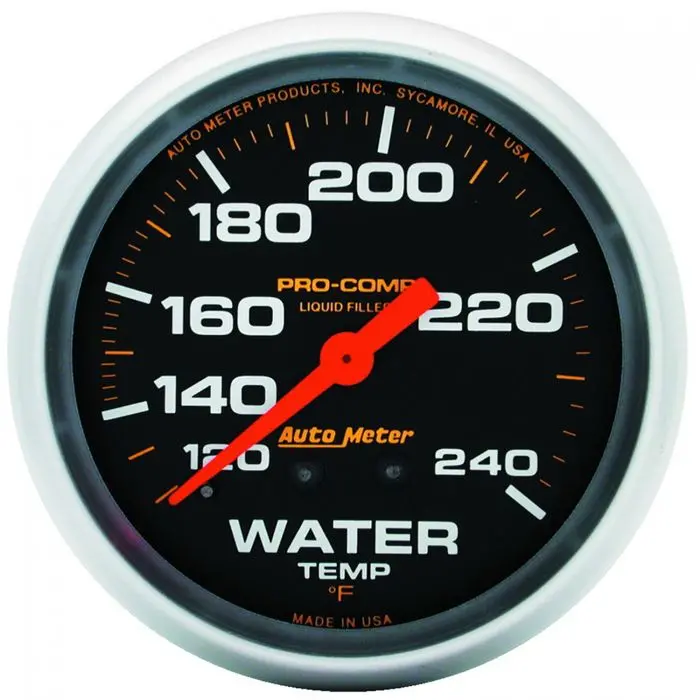 Autometer 2 5/8” Pro Comp Series Mechanical Gauge Collection 1