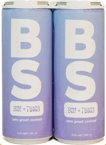 Big Spoon Zero Proof Cocktail: Gin & Tonic (4 Pack) 1
