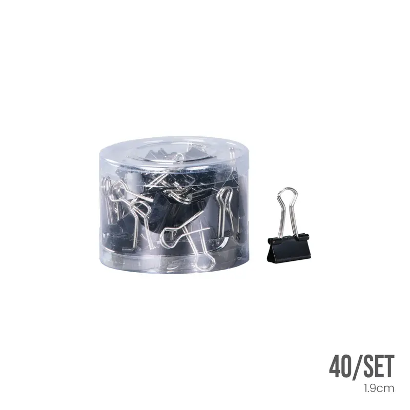 Binder Clip 19Mm 40S Fyd19 Bk (Hfh4054) 1