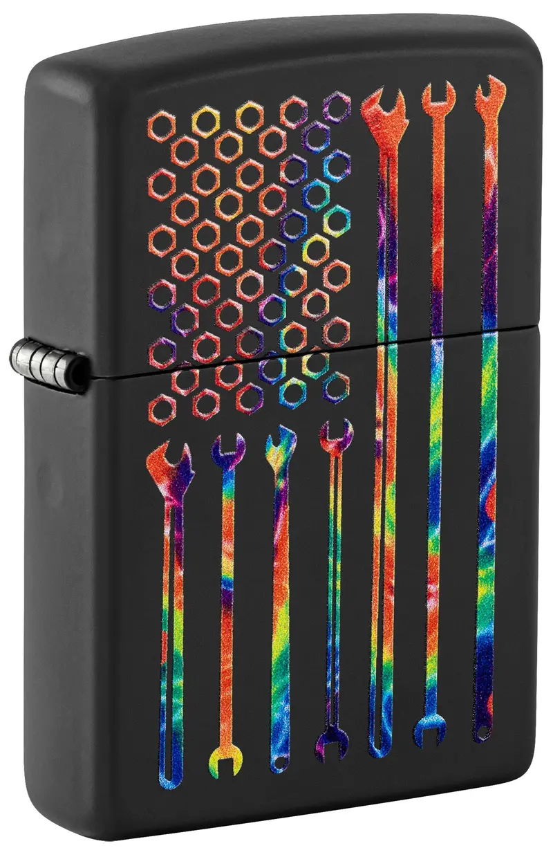 Bit Safe Screwdriver With Tie-Dye Tools Design 1