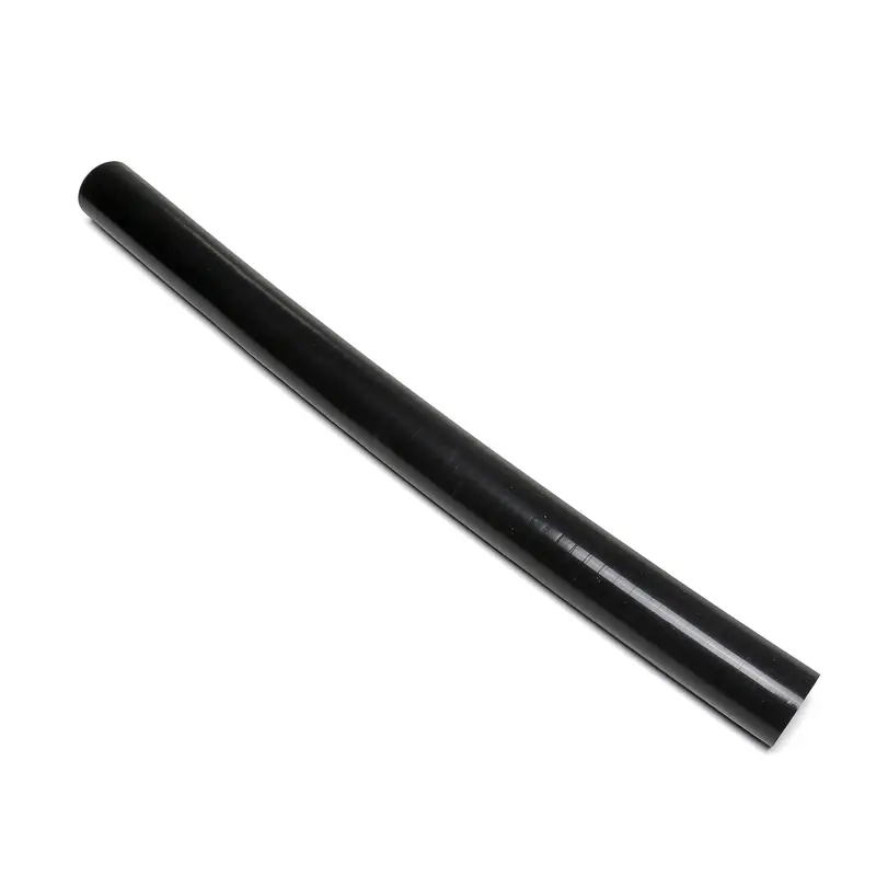 Black 1.38" Silicone Hose - 2 Feet Straight 1
